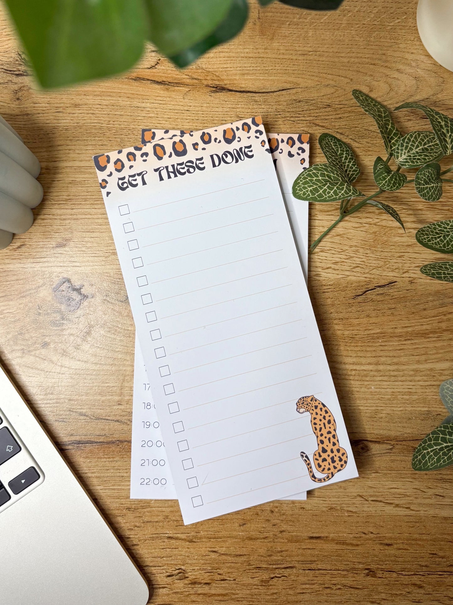 Animal print productivity planner for creatives