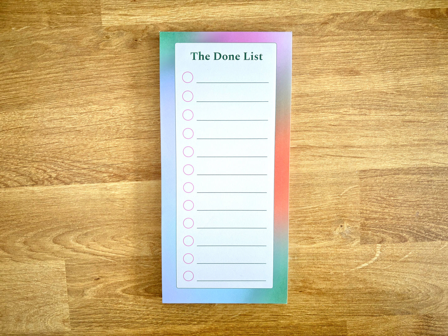The Done List - Gradient