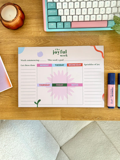 The Joyful Week Planner - Illustrated