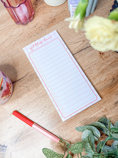 Feminine girly productivity planner for creatives
